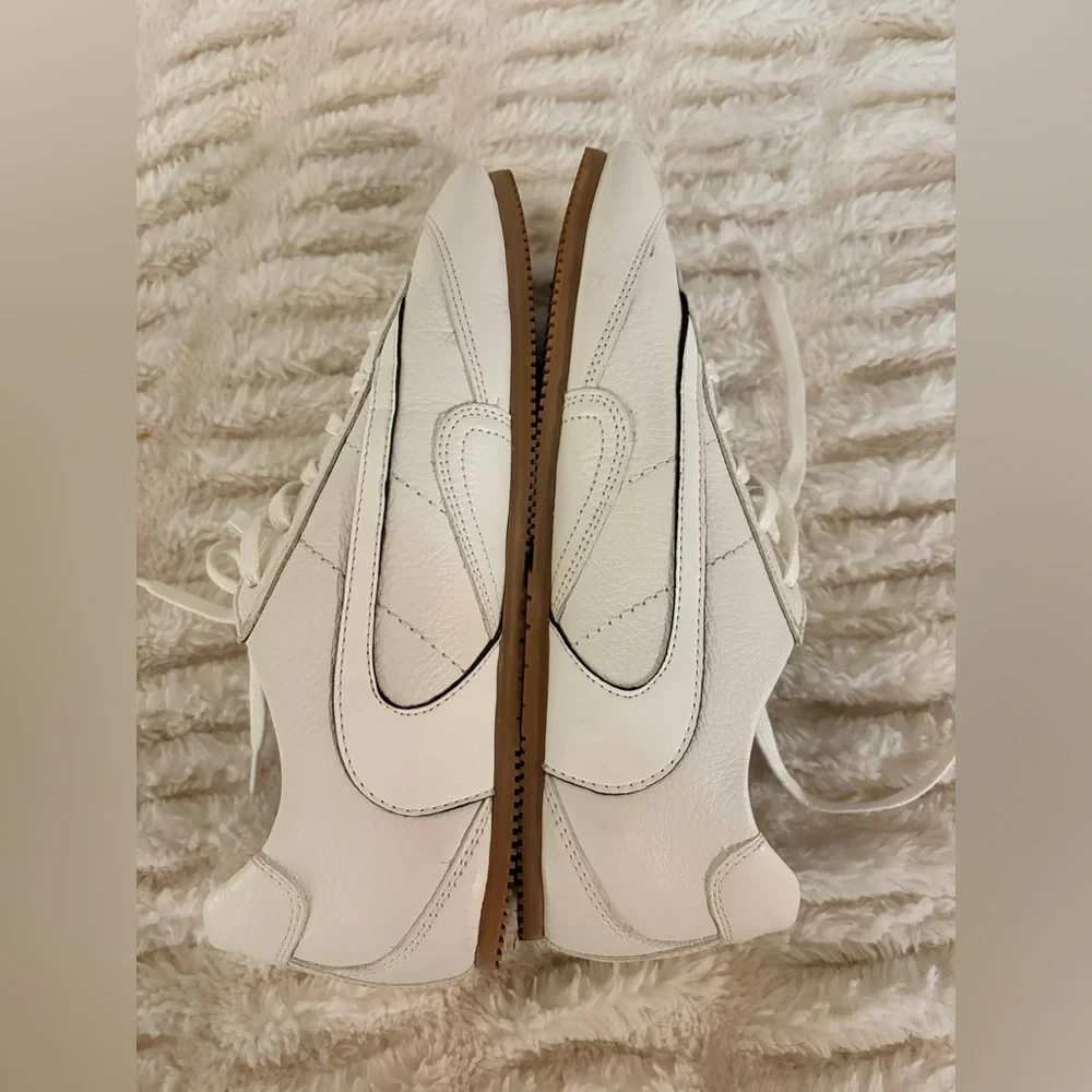 COS trendy White Leather Sneakers, euro 38/US 7.5 - Picture 4 of 9